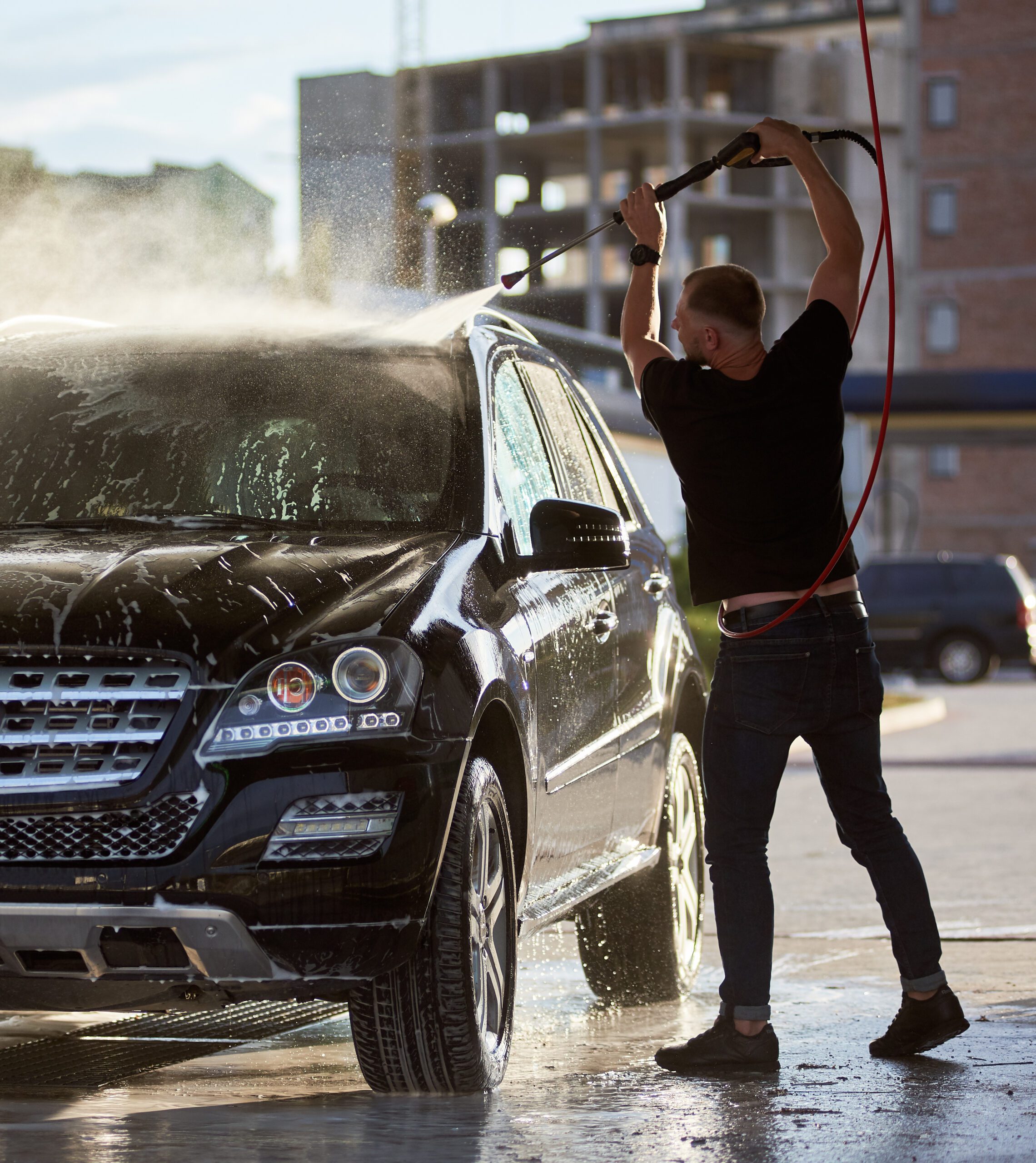 Mobile car valeting